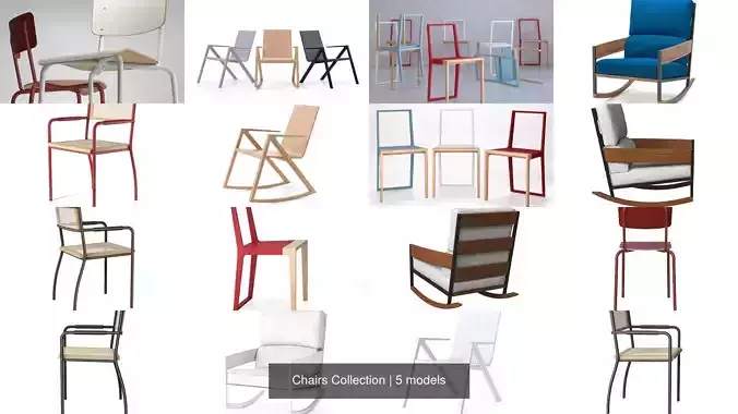 Chairs Collection three 