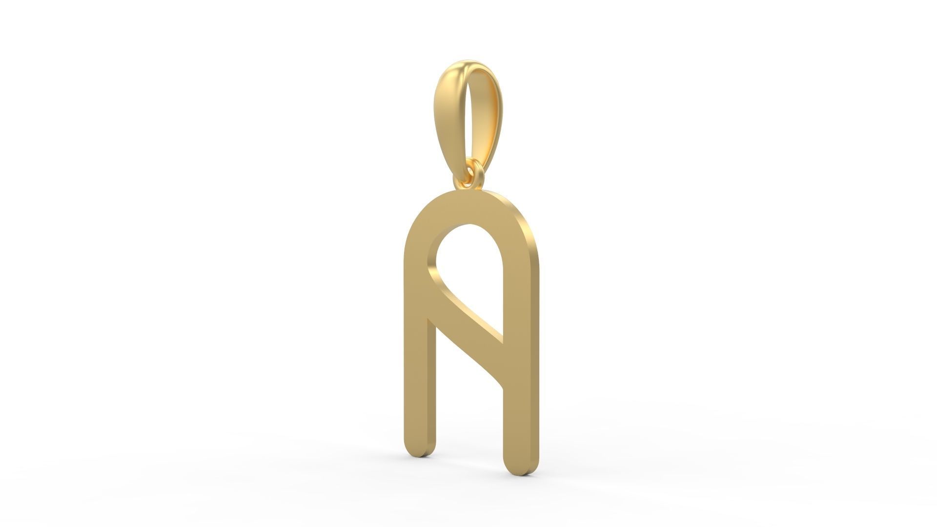Initial Letters Pendant Likeguard A 3D print model_1