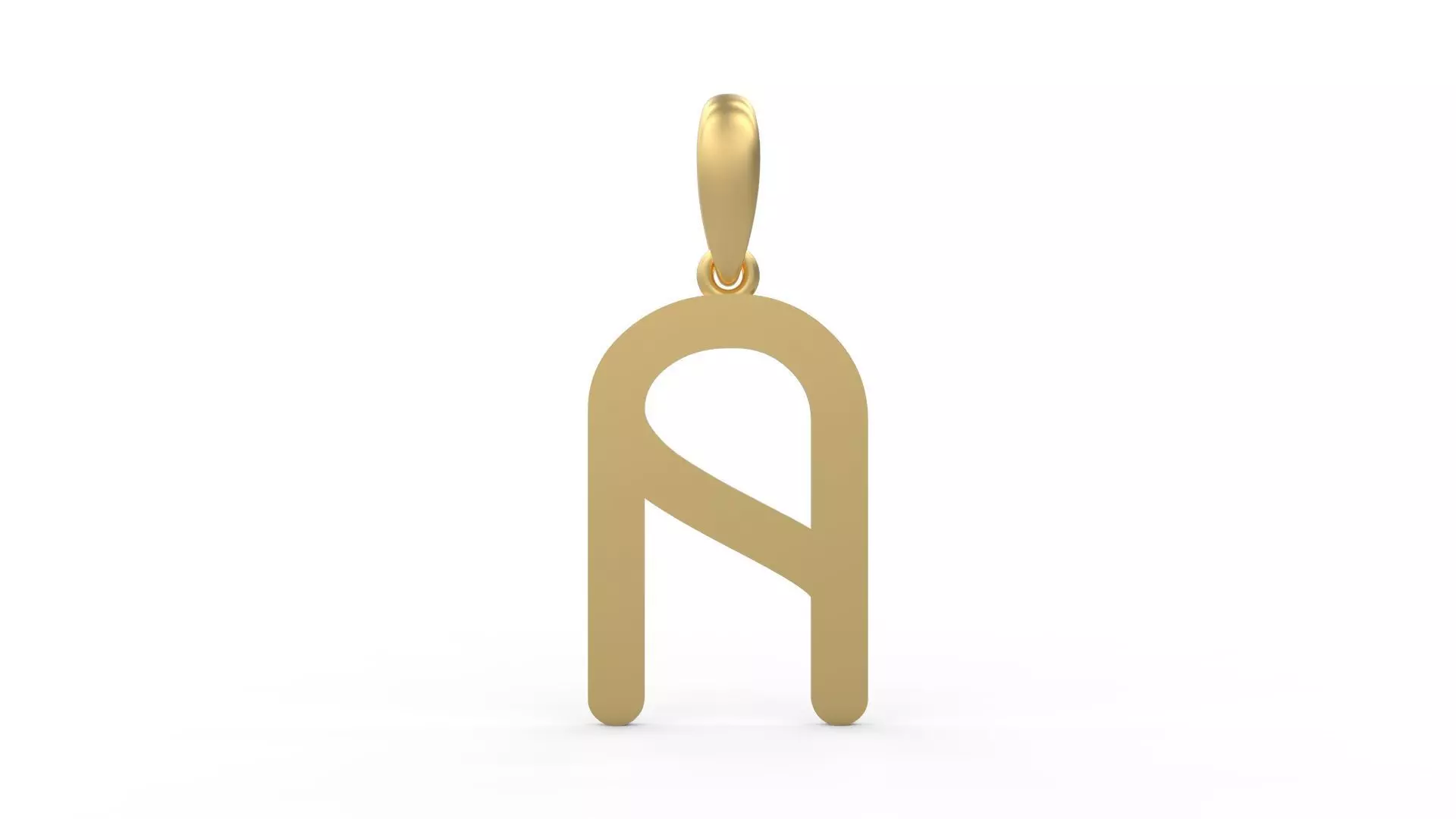 Initial Letters Pendant Likeguard A 3D print model_0