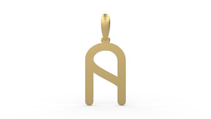 Initial Letters Pendant Likeguard A 3D print model