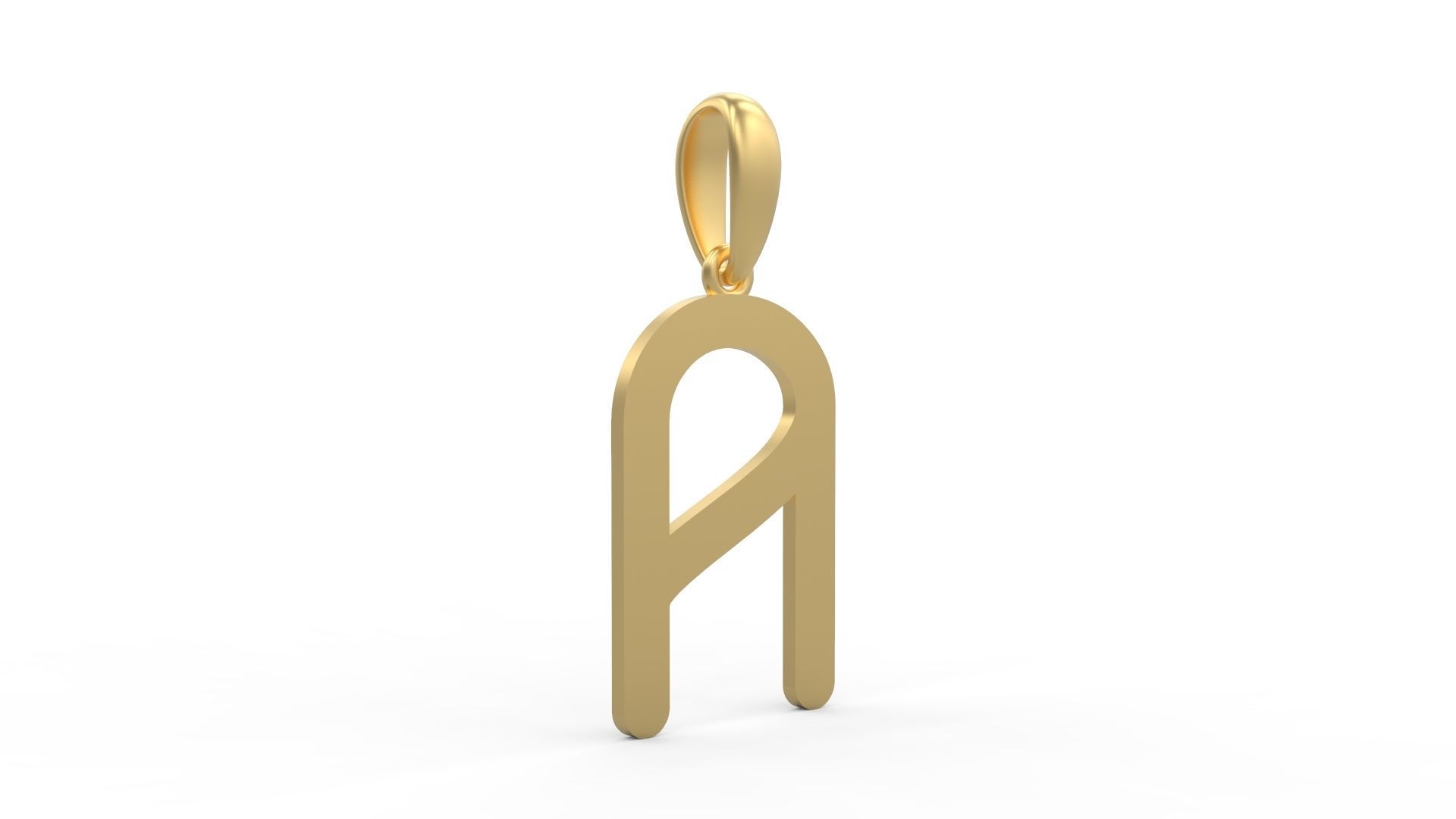 Initial Letters Pendant Likeguard A 3D print model_3