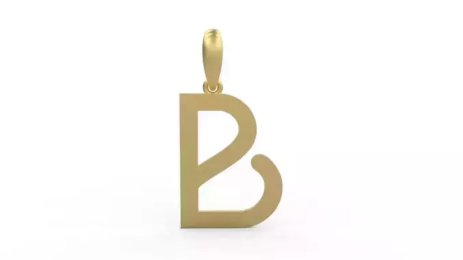 Initial Letters Pendant Likeguard B