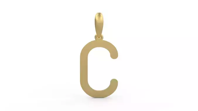 Initial Letters Pendant Likeguard C
