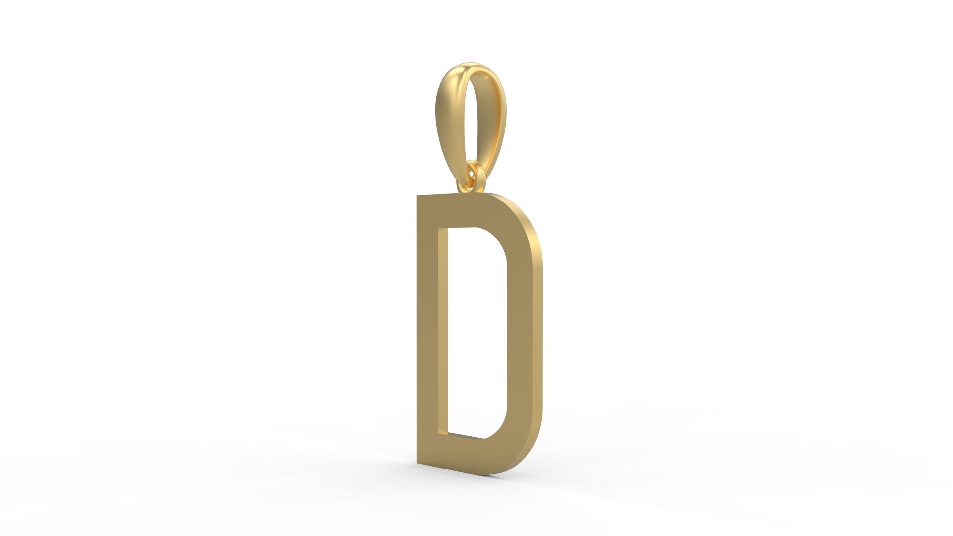 Initial Letters Pendant Likeguard D 3D print model_1