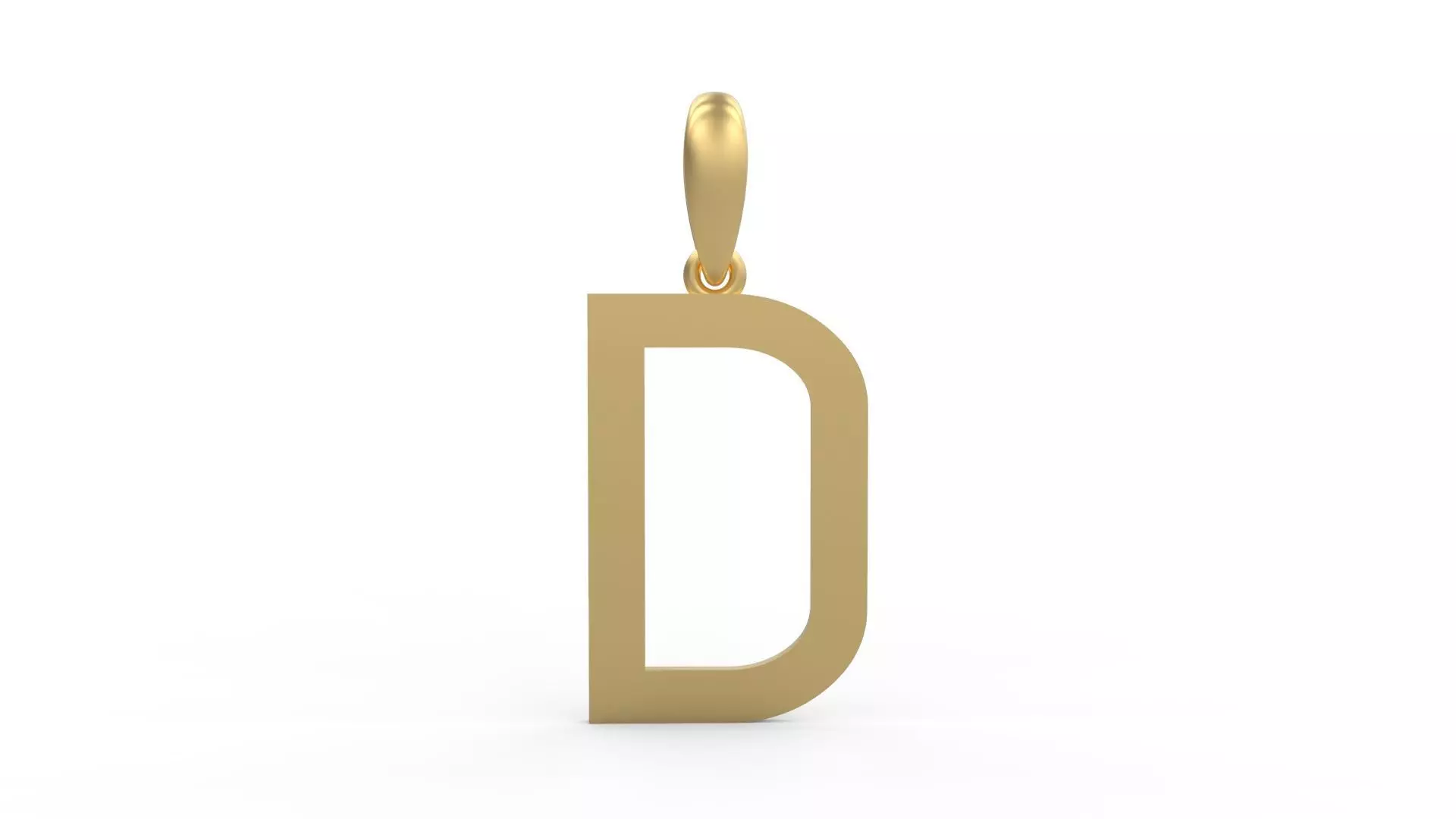 Initial Letters Pendant Likeguard D 3D print model_0