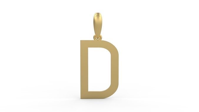 Initial Letters Pendant Likeguard D 3D print model
