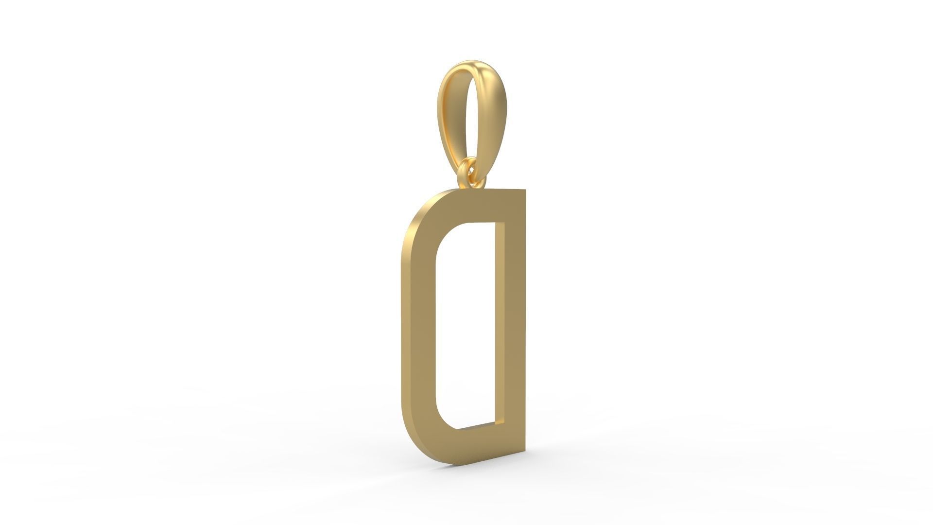 Initial Letters Pendant Likeguard D 3D print model_3
