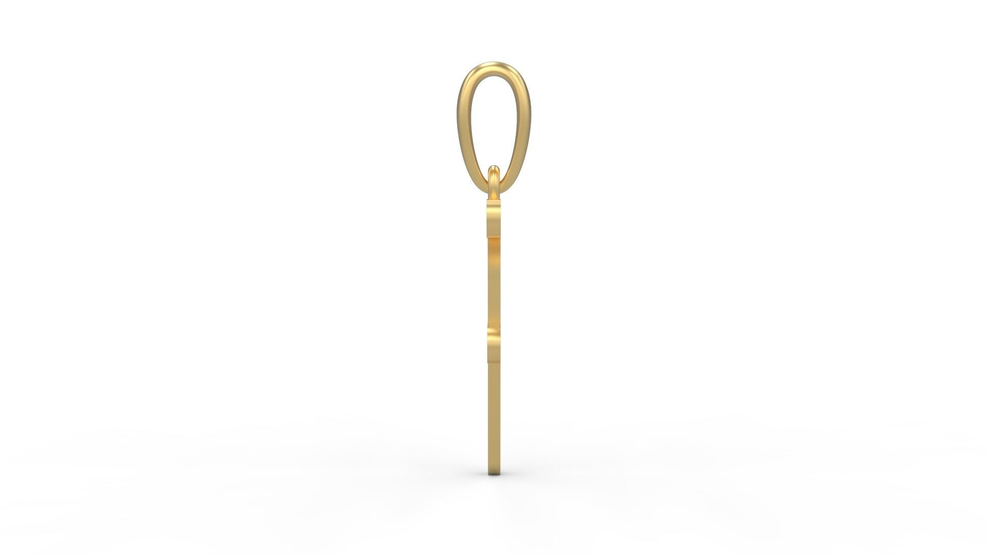 Initial Letters Pendant Likeguard F 3D print model_2