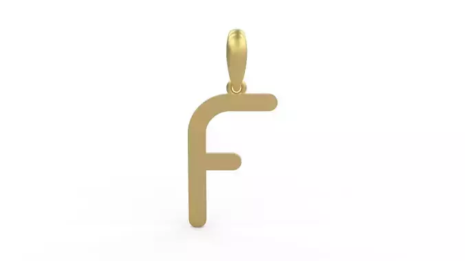 Initial Letters Pendant Likeguard F