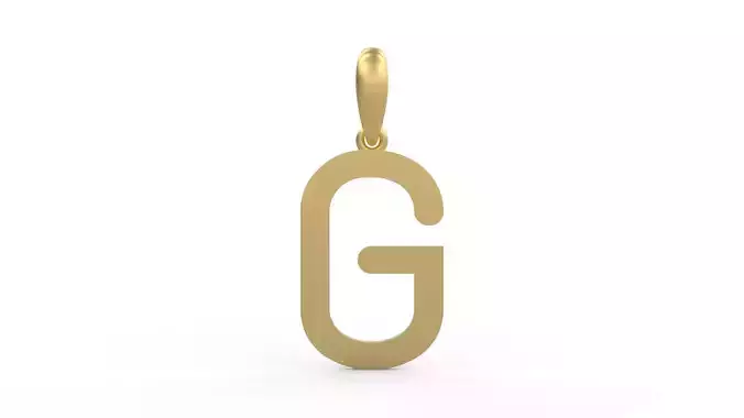 Initial Letters Pendant Likeguard G
