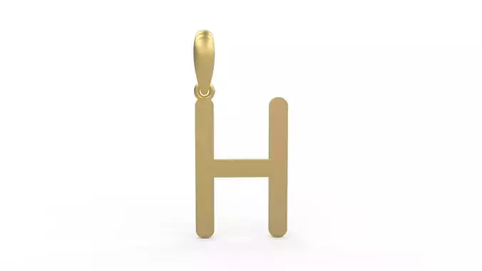 Initial Letters Pendant Likeguard H