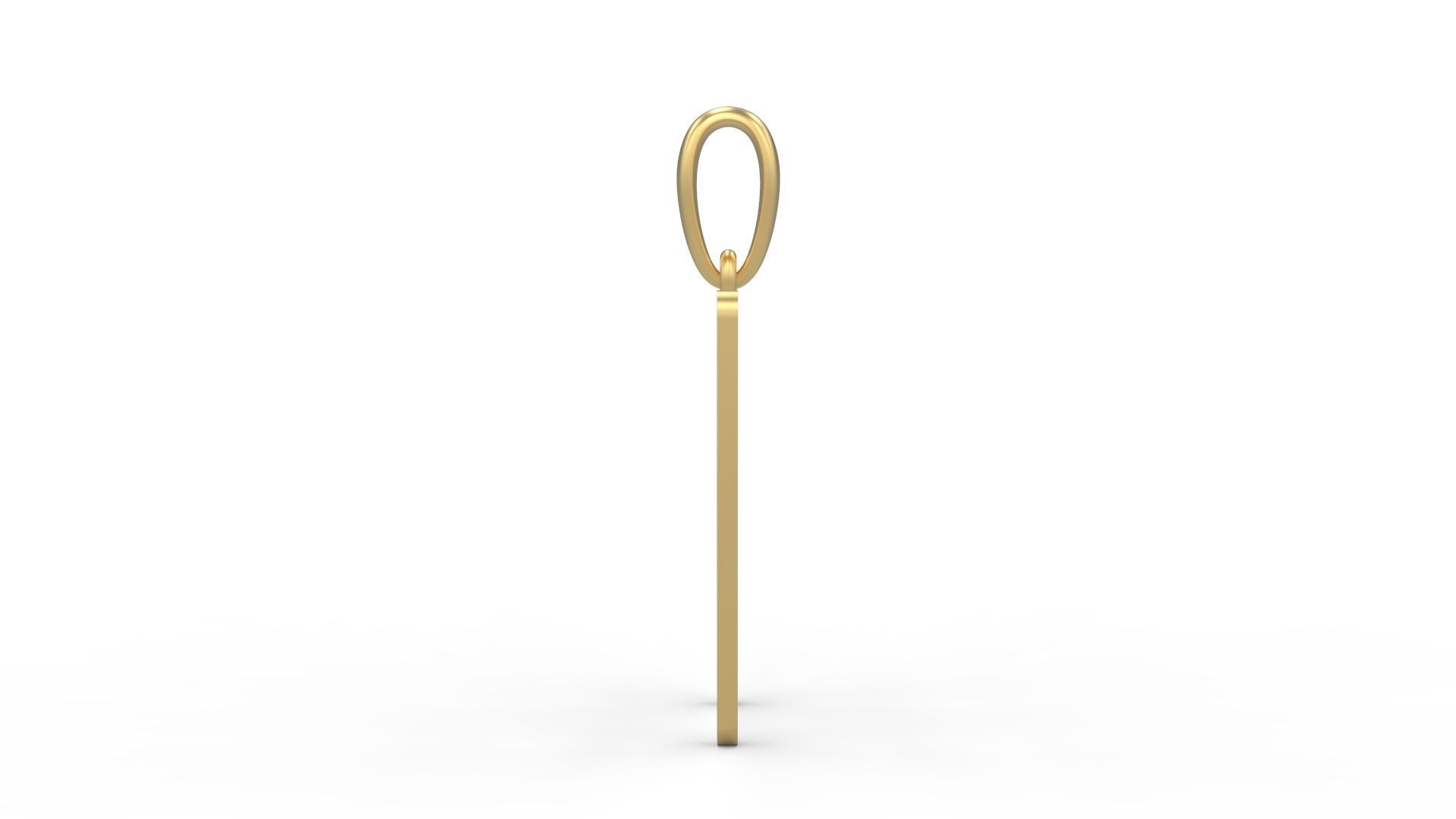 Initial Letters Pendant Likeguard H 3D print model_2