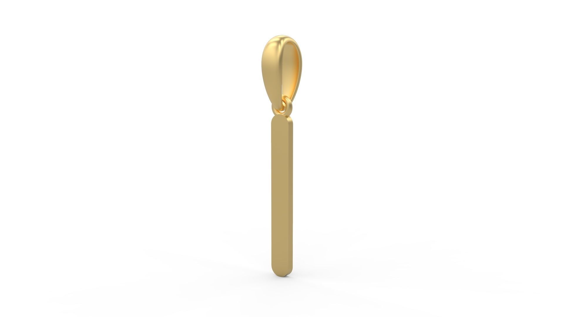 Initial Letters Pendant Likeguard I 3D print model_1