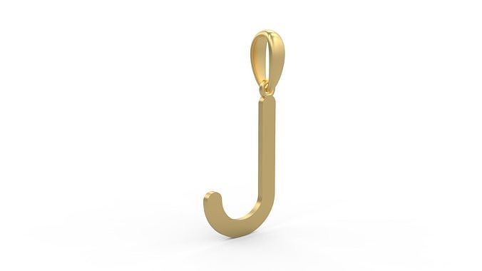 Initial Letters Pendant Likeguard J 3D print model