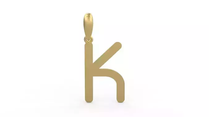 Initial Letters Pendant Likeguard K