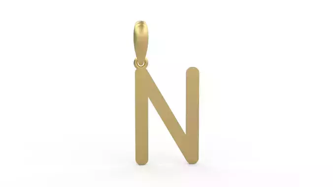 Initial Letters Pendant Likeguard N