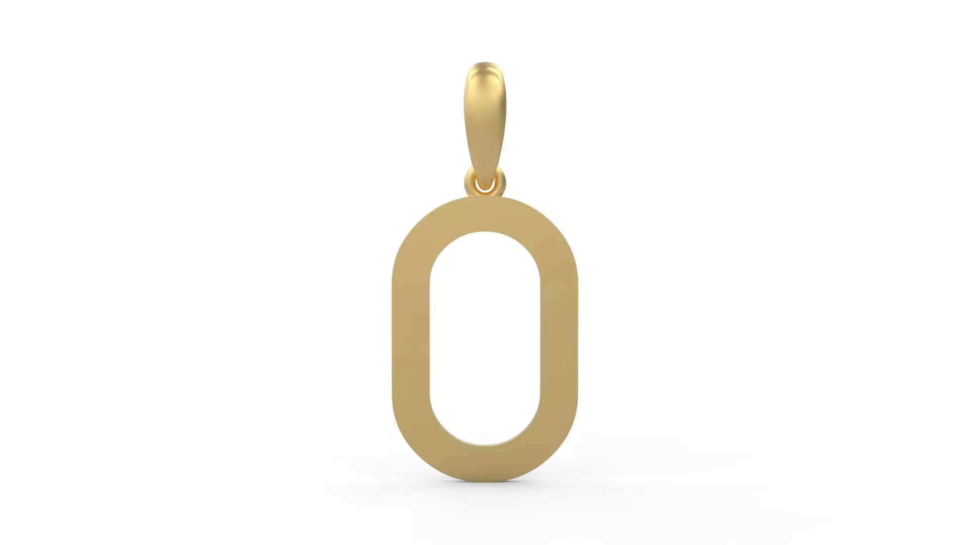 Initial Letters Pendant Likeguard O 3D print model_0