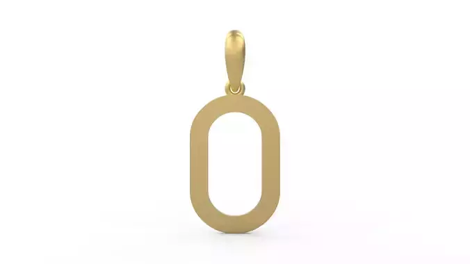 Initial Letters Pendant Likeguard O