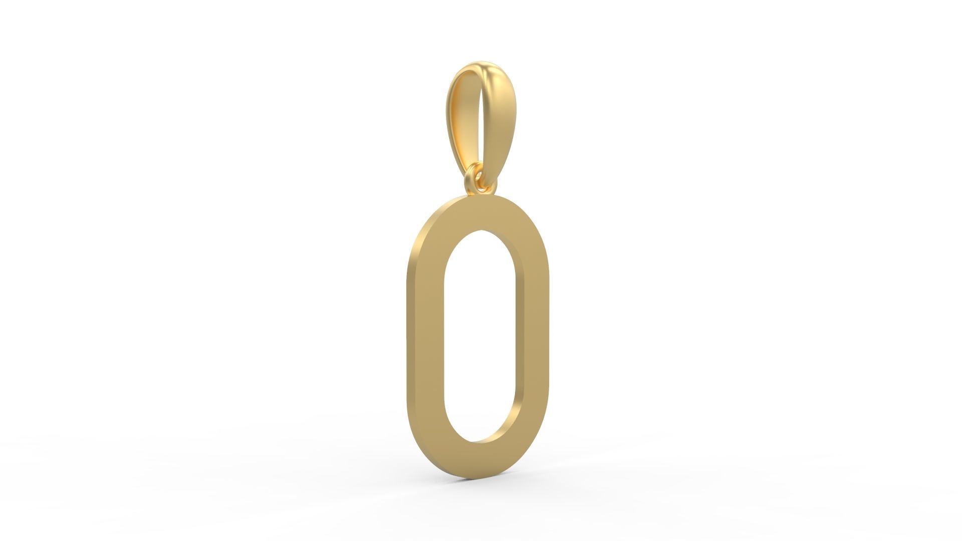 Initial Letters Pendant Likeguard O 3D print model_3