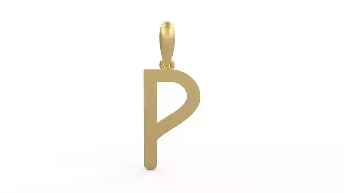 Initial Letters Pendant Likeguard P