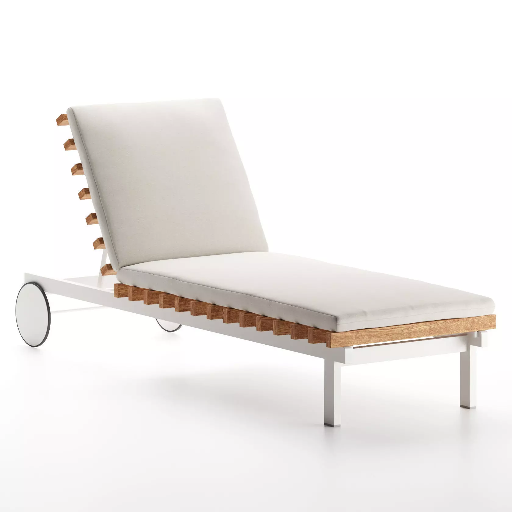 Perch Outdoor Sun Lounger 3D model_0