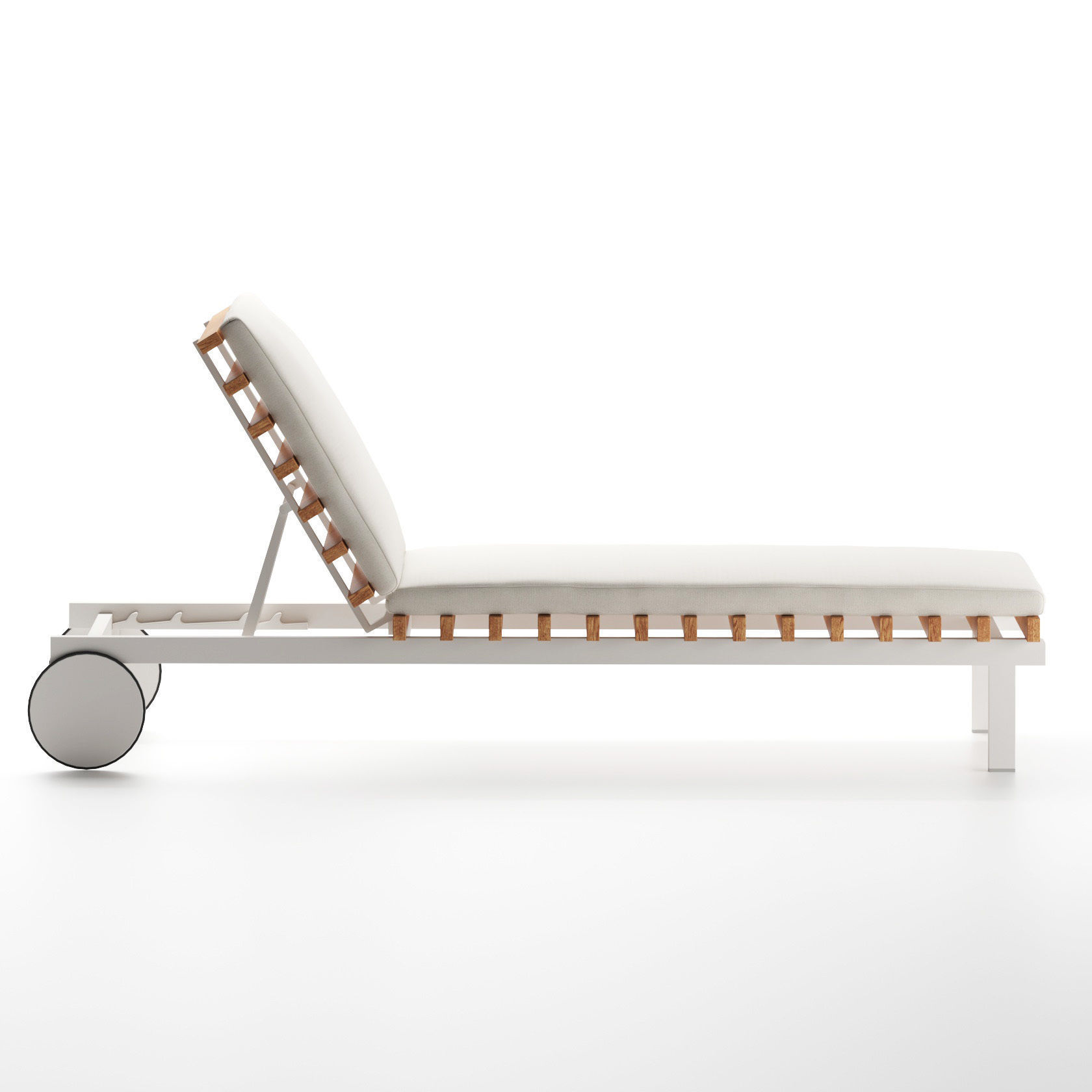 Perch Outdoor Sun Lounger 3D model_4