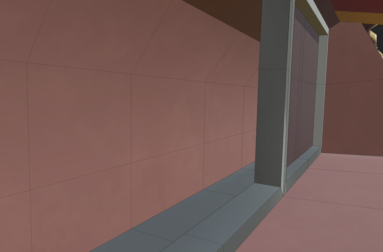 Hot dog building shop Low-poly 3D model_10
