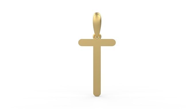 Initial Letters Pendant Likeguard T 3D print model
