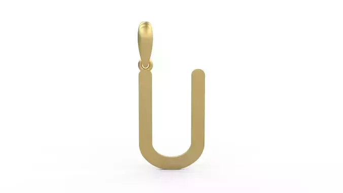 Initial Letters Pendant Likeguard U