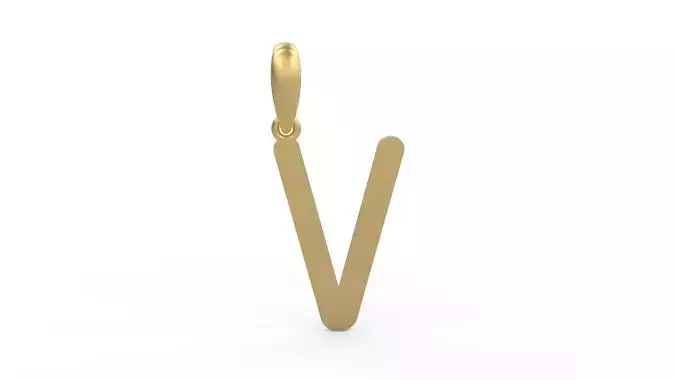Initial Letters Pendant Likeguard V