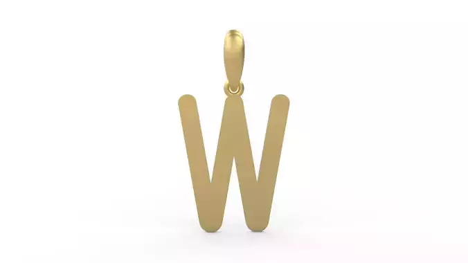 Initial Letters Pendant Likeguard W