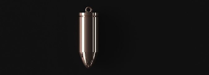 45 ACP Pendant Gold Silver Platinum Jewelry Necklace 3D print model
