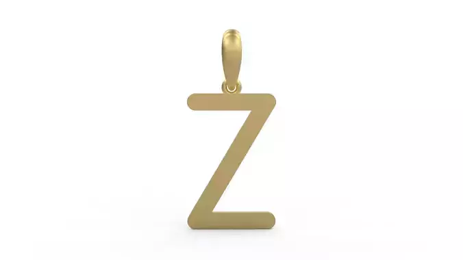 Initial Letters Pendant Likeguard Z