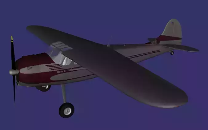 Cessna 195 Businessliner wheels version