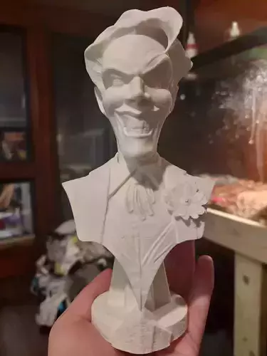 joker bust  Free 3D print model