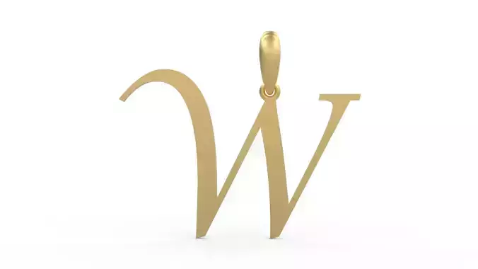 Initial Letters Pendant Lucida W
