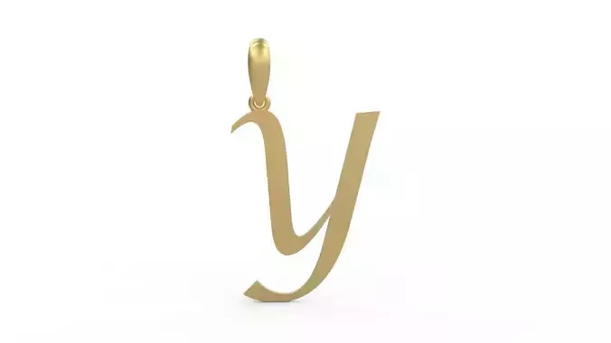 Initial Letters Pendant Lucida Y