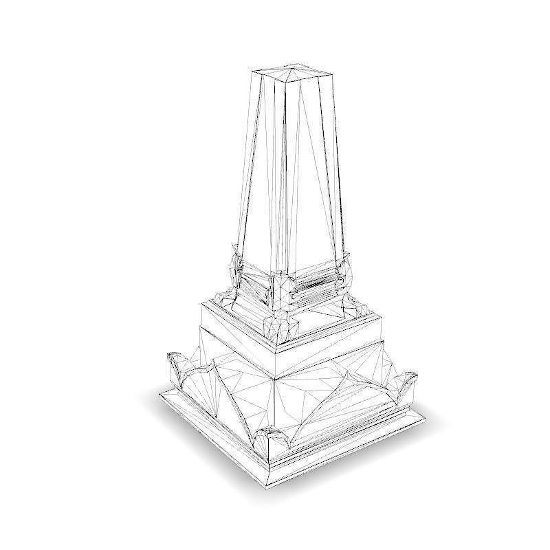 Tombstone 3D model_4