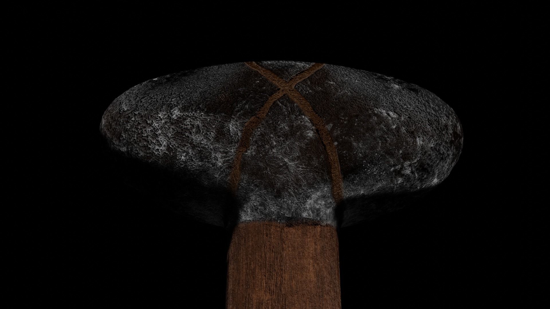 Prehistoric Tool Low-poly 3D model_1