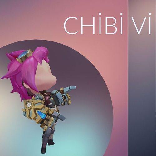 Chibi Vi Character 3D print model