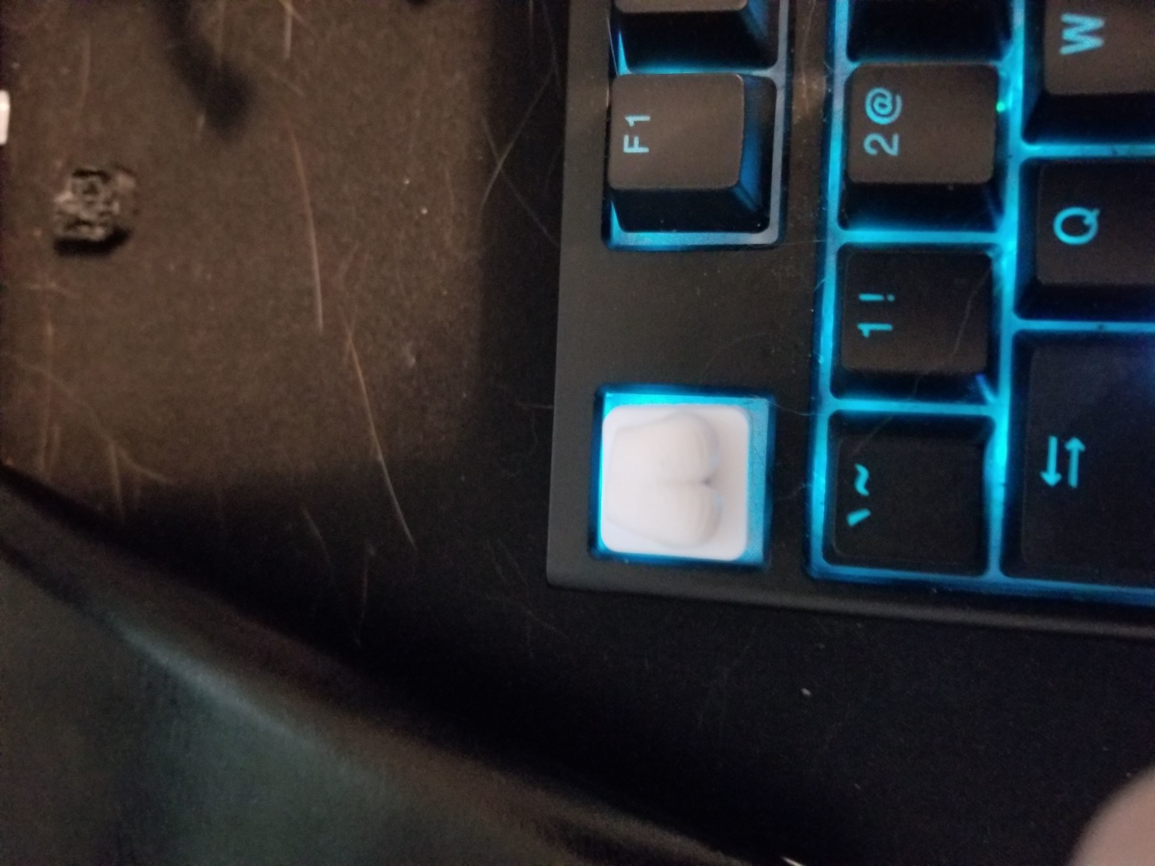 Butt Keycap 3d Print 3D print model_2