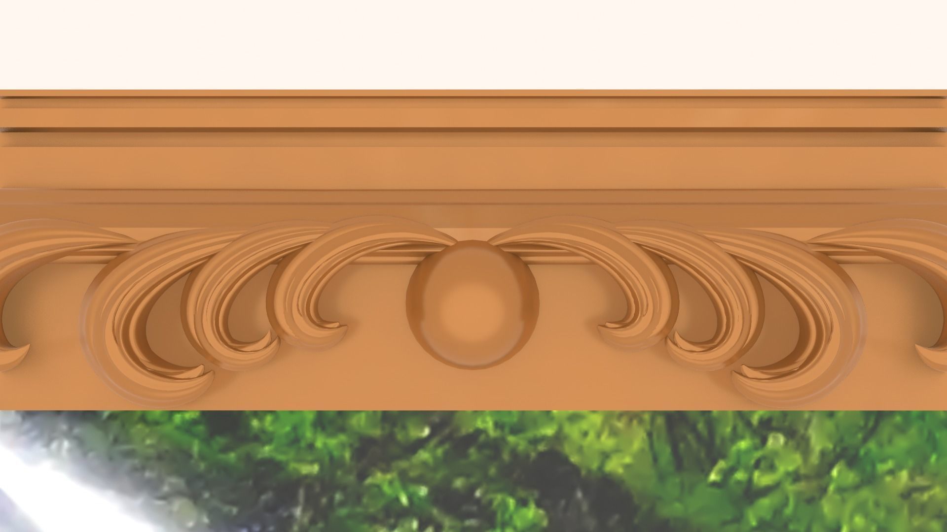 Framed painting Waterfall 3D model_13