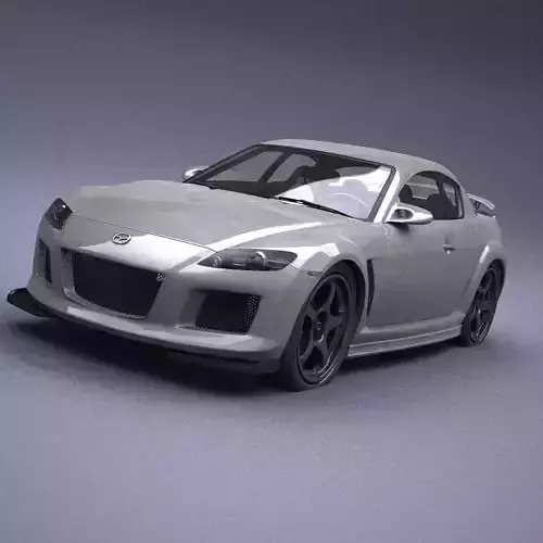 Mazda Speed RX8 model in Lightwave 3D