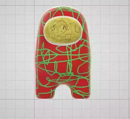 among us Free 3D model