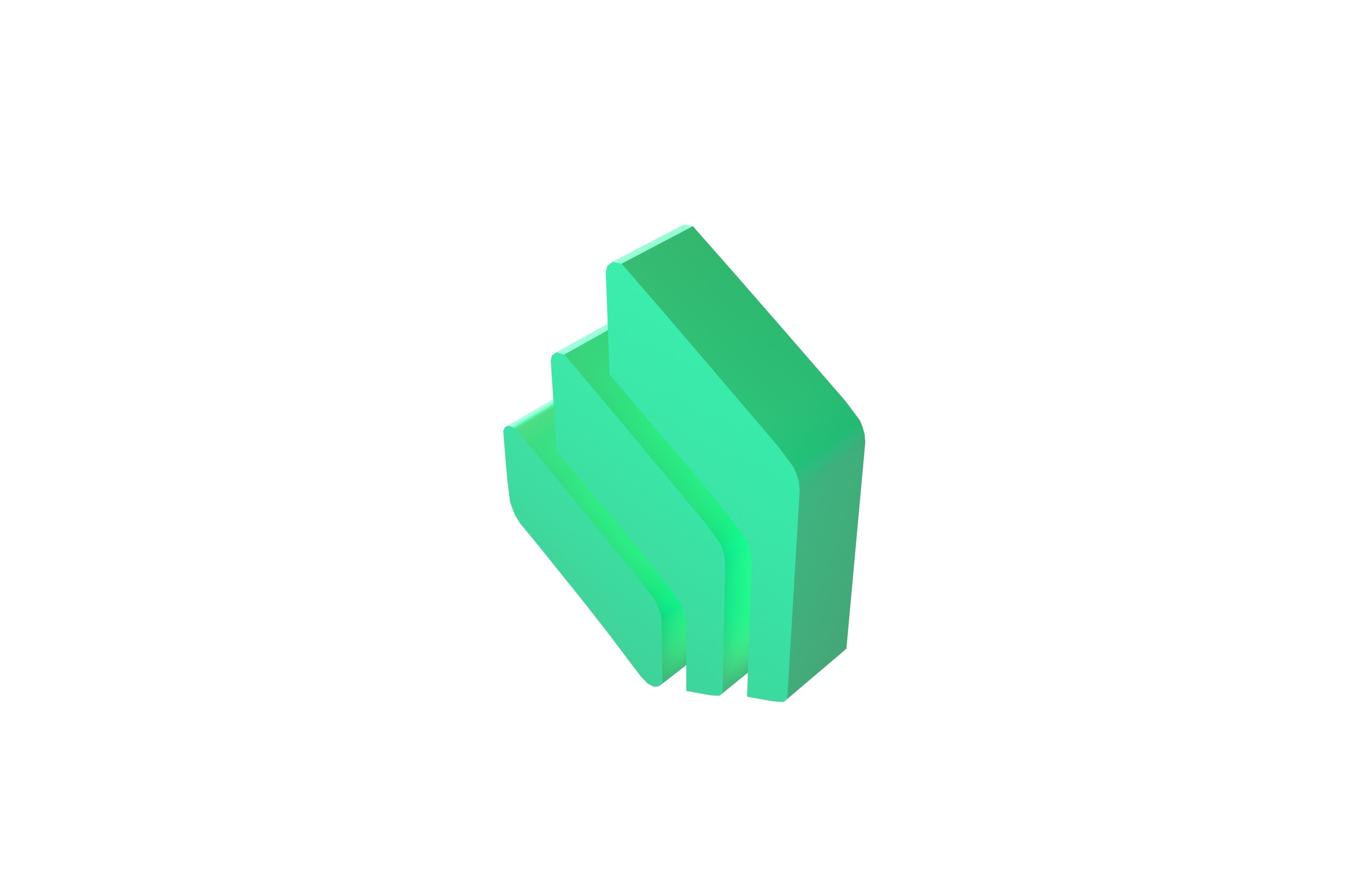 Compound Coin v1 001 Low-poly 3D model_3