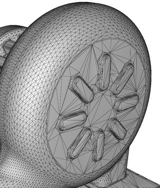 Metallic Air Blower Low-poly 3D model_3