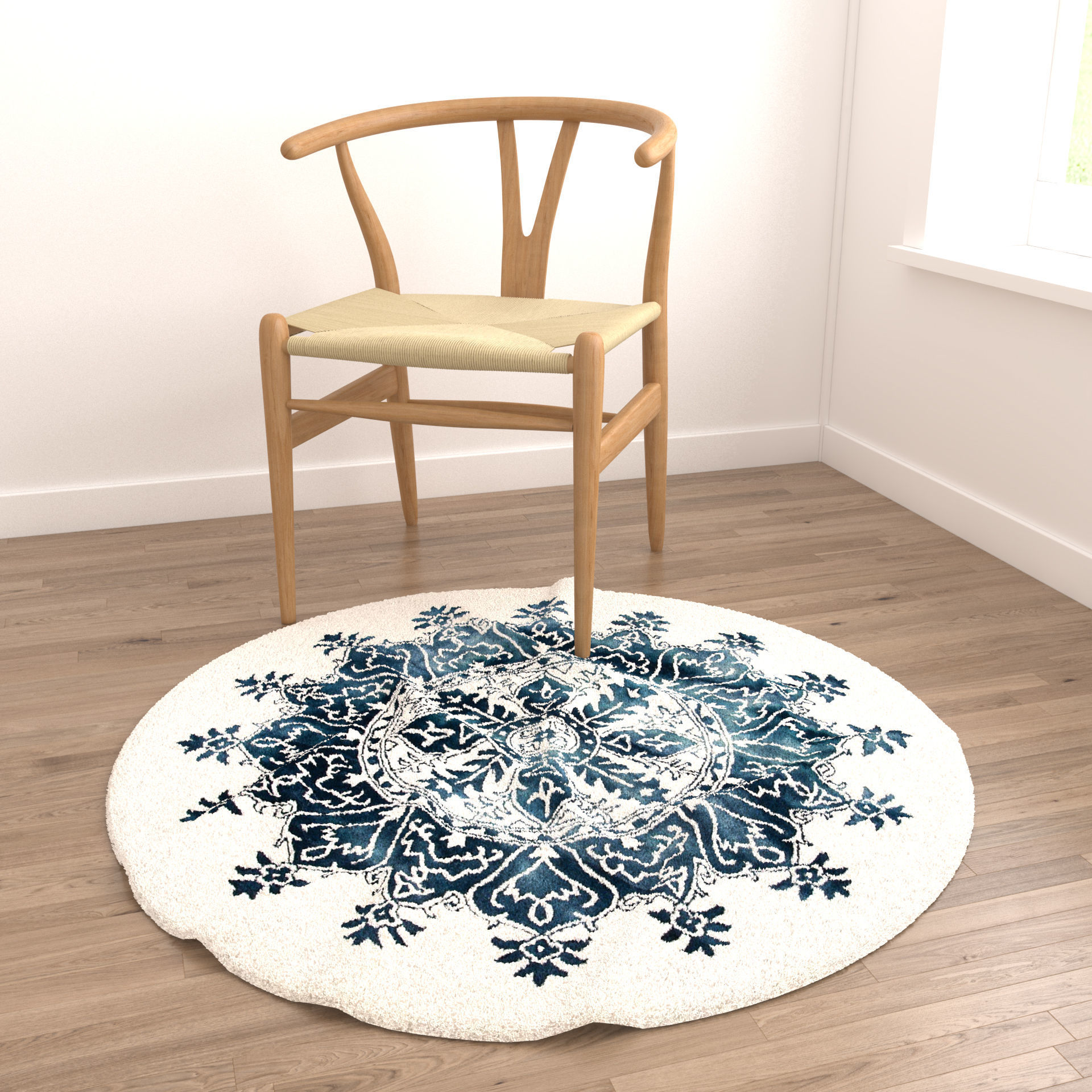 Rugs No 530 Low-poly 3D model_4