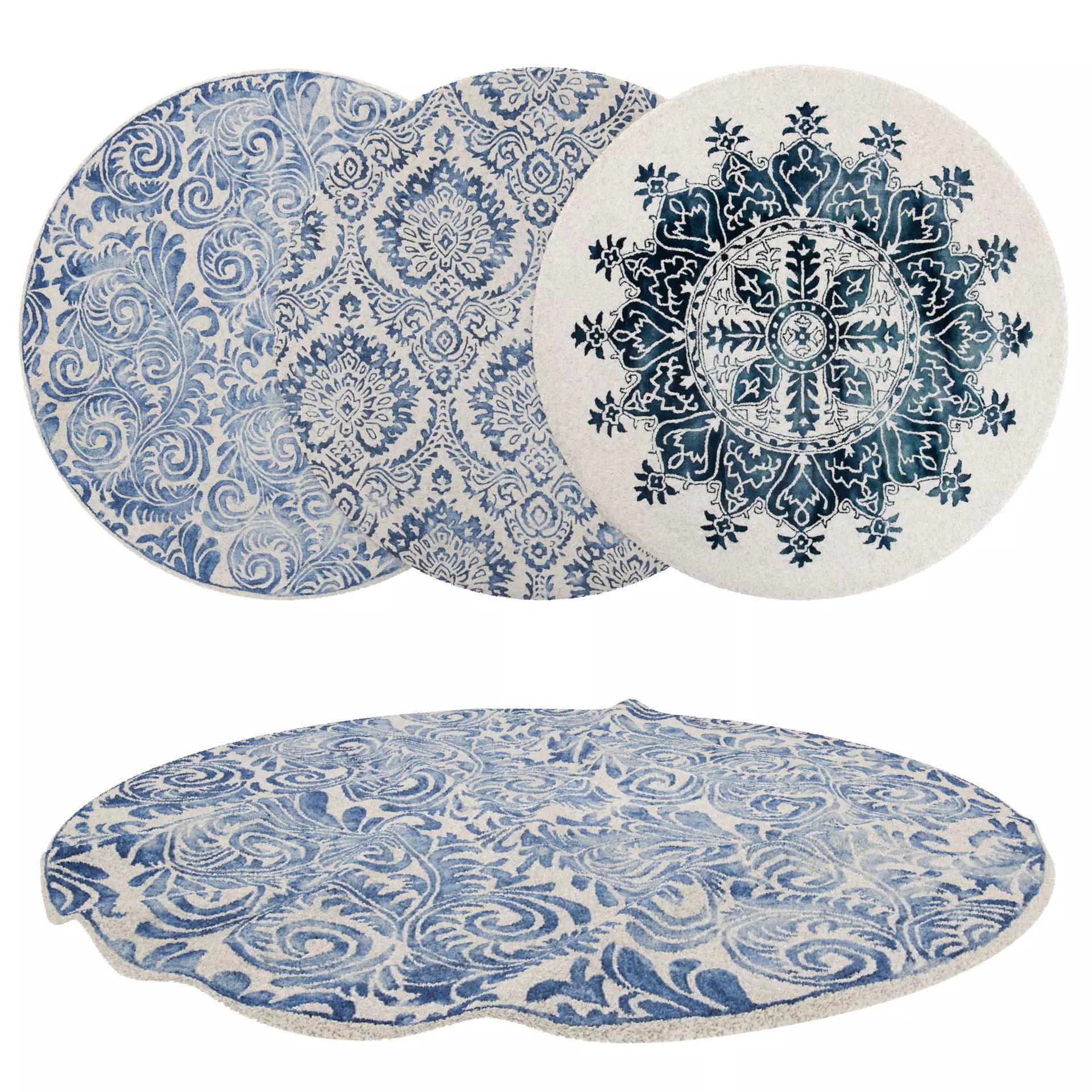 Rugs No 530 Low-poly 3D model_0