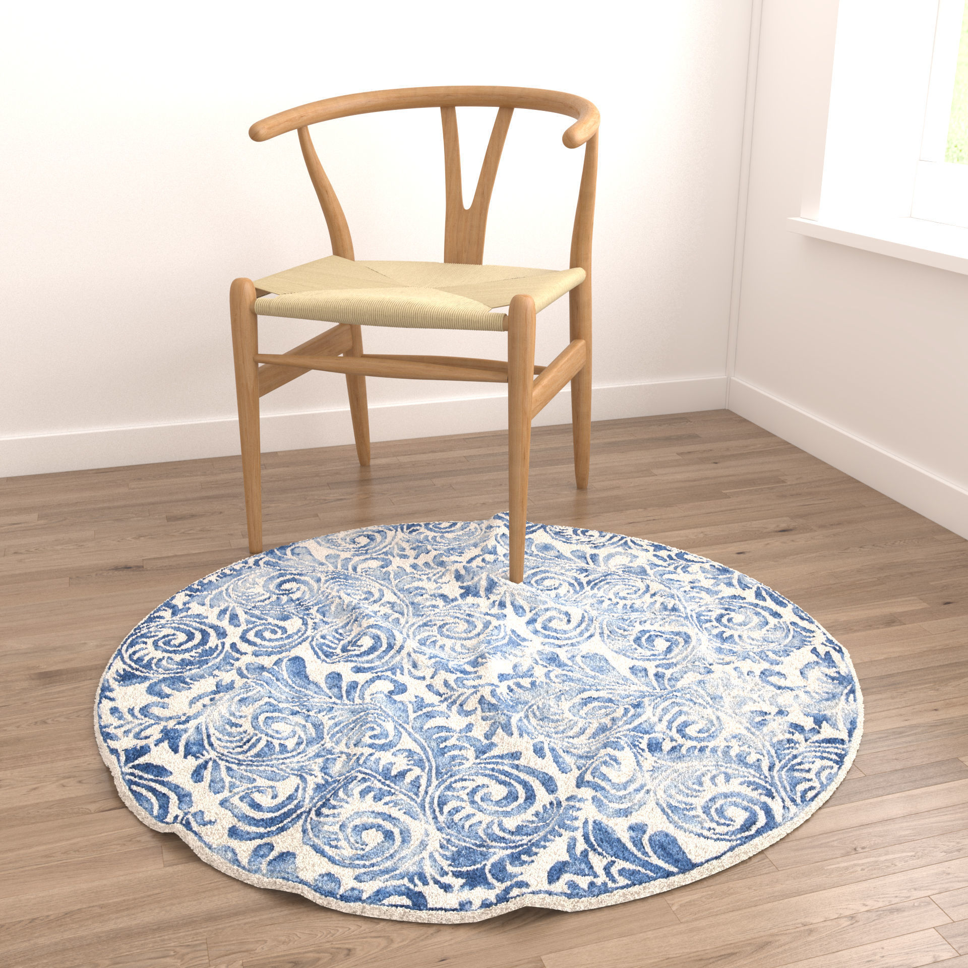 Rugs No 530 Low-poly 3D model_3