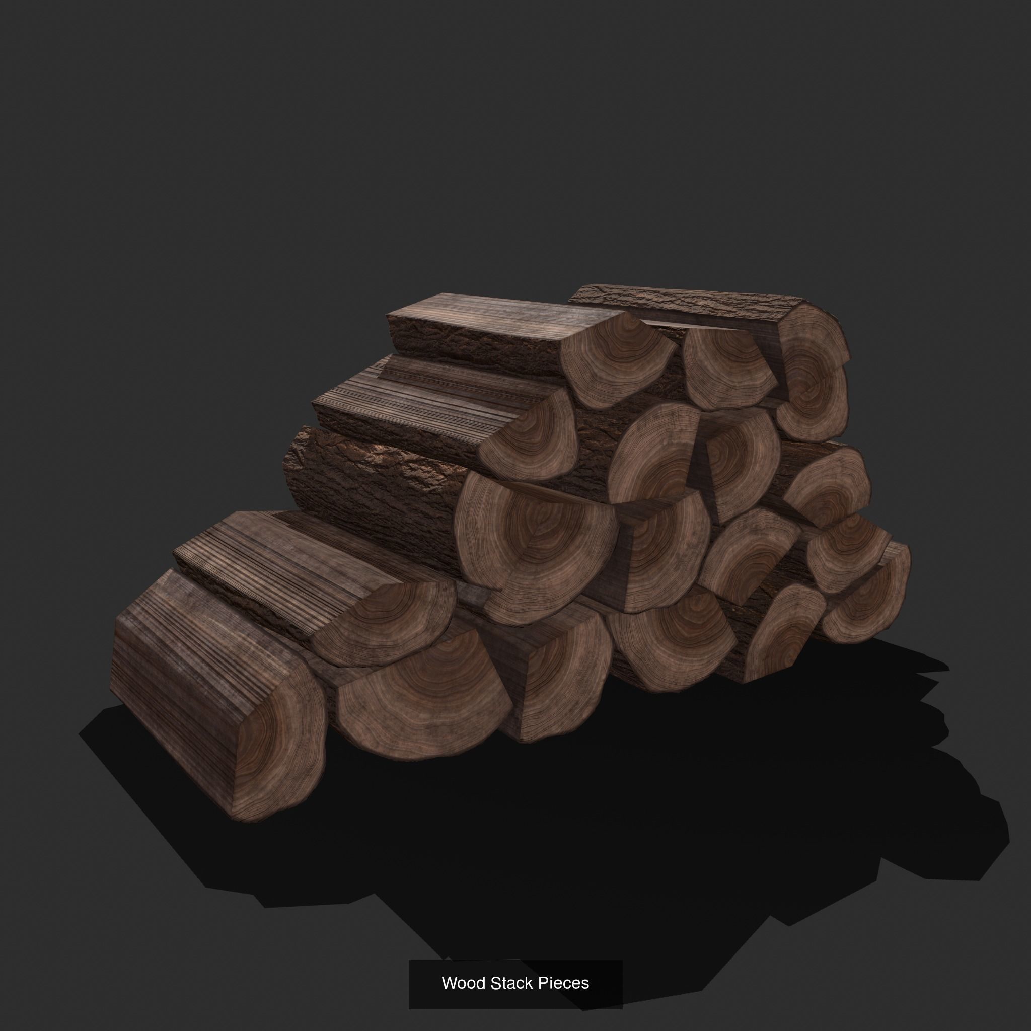 Large Wood Pack 3D Model Collection_12